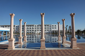 Image showing Hotel swimming pool in Hammamet, Tunisia