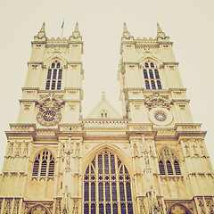 Image showing Vintage look Westminster Abbey