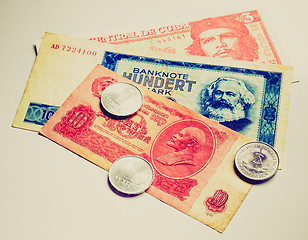 Image showing Retro look Money