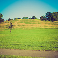 Image showing Vintage look Primrose Hill London