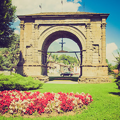 Image showing Retro look Arch of August Aosta