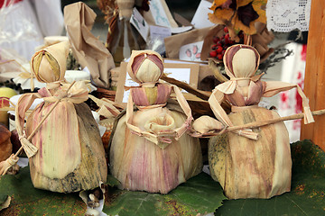 Image showing Figurine made of natural autumn materials