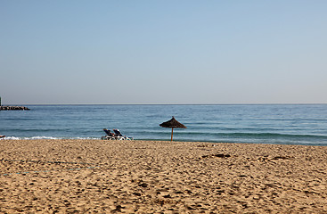 Image showing Beach on a sunny day