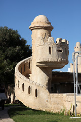 Image showing Modern touristic fort, Tunisia