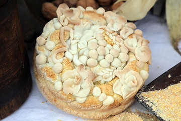 Image showing Delicious homemade Christmas bread