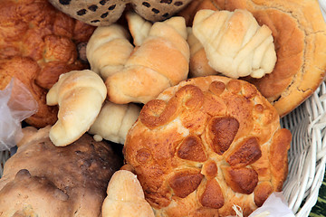 Image showing Delicious homemade Christmas bread