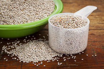 Image showing white chia seeds