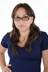 Image showing Business woman angry