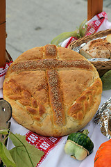 Image showing Delicious homemade Christmas bread