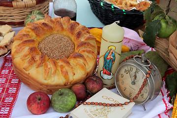 Image showing no captionDelicious homemade Christmas bread