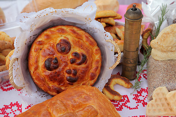 Image showing Delicious homemade Christmas bread