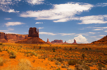 Image showing Famous Monument Valley in USA