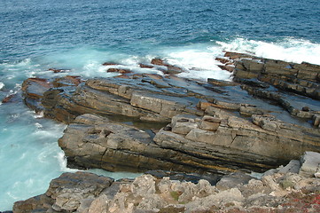 Image showing Pancake rocks