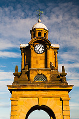 Image showing Tower clock in Scarborough