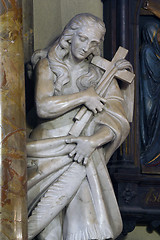 Image showing Statue of saint