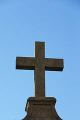 Image showing Stone crucifix