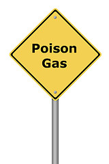 Image showing Warning Sign Poison Gas