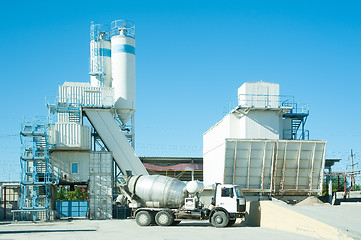 Image showing On plant of concrete products