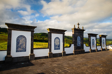 Image showing Place of pilgrimage on Sao Miguel, Azores