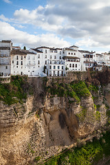 Image showing Very famous bridge in Ronda 