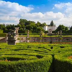 Image showing Garden park in Dobris