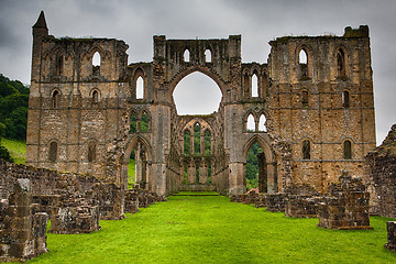 Image showing Ruins of famous Riveaulx Abbey