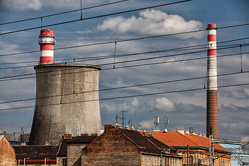 Image showing Old thermal power plant