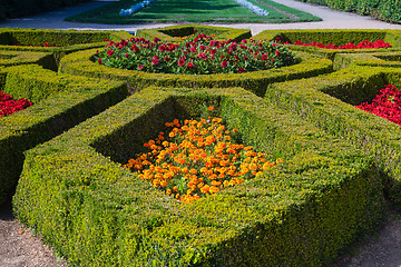 Image showing Garden park in Dobris