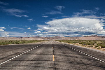 Image showing Empty highway in Utah