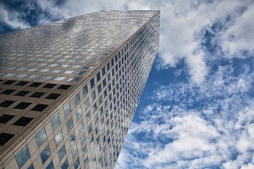 Image showing Looking up - skyscraper in Denver