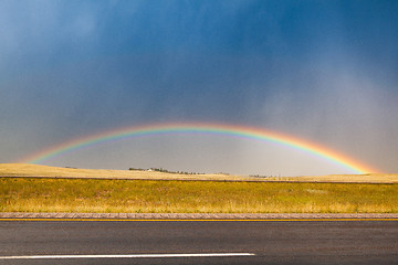 Image showing Dangerous storm on the prairie in Wyoming