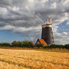 Image showing Old windmill in England