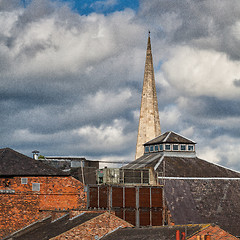 Image showing View on the roofs in York 