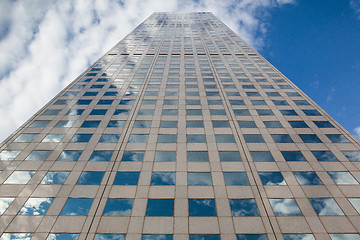Image showing Looking up - skyscraper in Denver