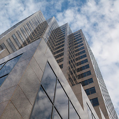 Image showing Looking up - skyscraper in Denver