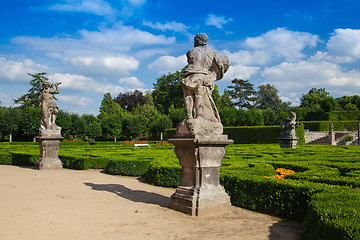 Image showing Garden park in Dobris