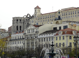 Image showing city view of Lisbon