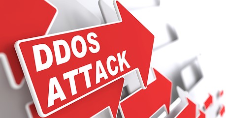 Image showing DDOS Attack.  Information Concept.