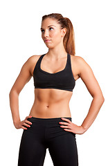 Image showing Sporty Woman Standing