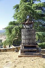 Image showing La Rioja wine press