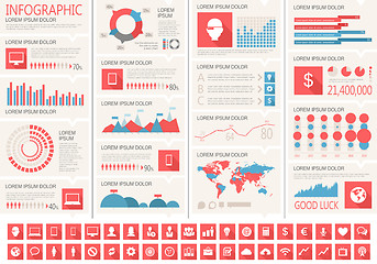 Image showing IT Industry Infographic Elements