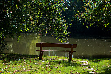 Image showing Autumn afternoon in a park.