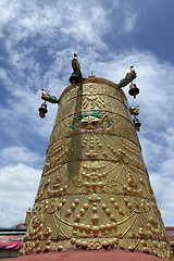 Image showing Golden roof of a lamasery in Tibet