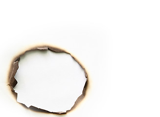 Image showing burned paper