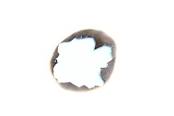 Image showing burned paper