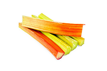 Image showing Rhubarb stalks