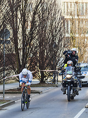 Image showing The Cyclist Marcel Kittel- Paris Nice 2013 Prologue in Houilles