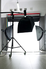 Image showing Empty photo studio