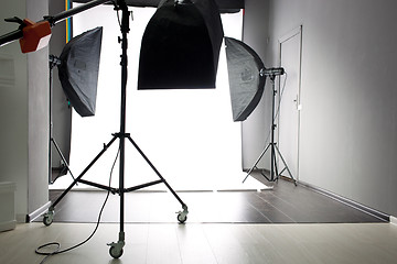 Image showing Empty photo studio