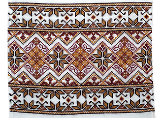 Image showing embroidered good by cross-stitch pattern